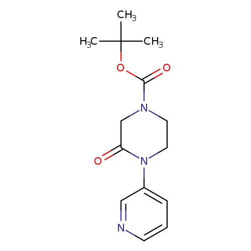 tert-butyl 3-oxo-4-(pyridin-3-yl)piperazine-1-carboxylate