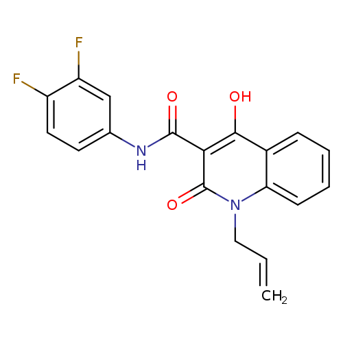 N-(3,4-difluorophenyl)-4-hydroxy-2-oxo-1-(prop-2-en-1-yl)-1,2-dihydroquinoline-3-carboxamide