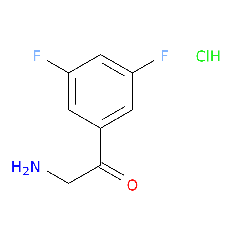2-amino-1-(3,5-difluorophenyl)ethan-1-one hydrochloride