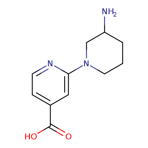 2-(3-aminopiperidin-1-yl)pyridine-4-carboxylic acid