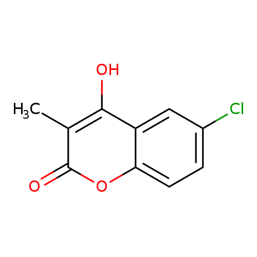 2H-1-Benzopyran-2-one, 6-chloro-4-hydroxy-3-Methyl-
