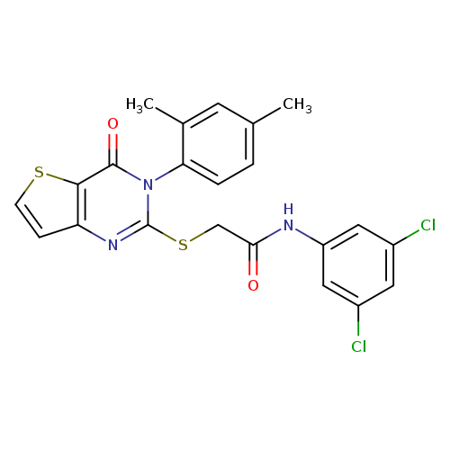 N-(3,5-dichlorophenyl)-2-{[3-(2,4-dimethylphenyl)-4-oxo-3H,4H-thieno[3,2-d]pyrimidin-2-yl]sulfanyl}acetamide