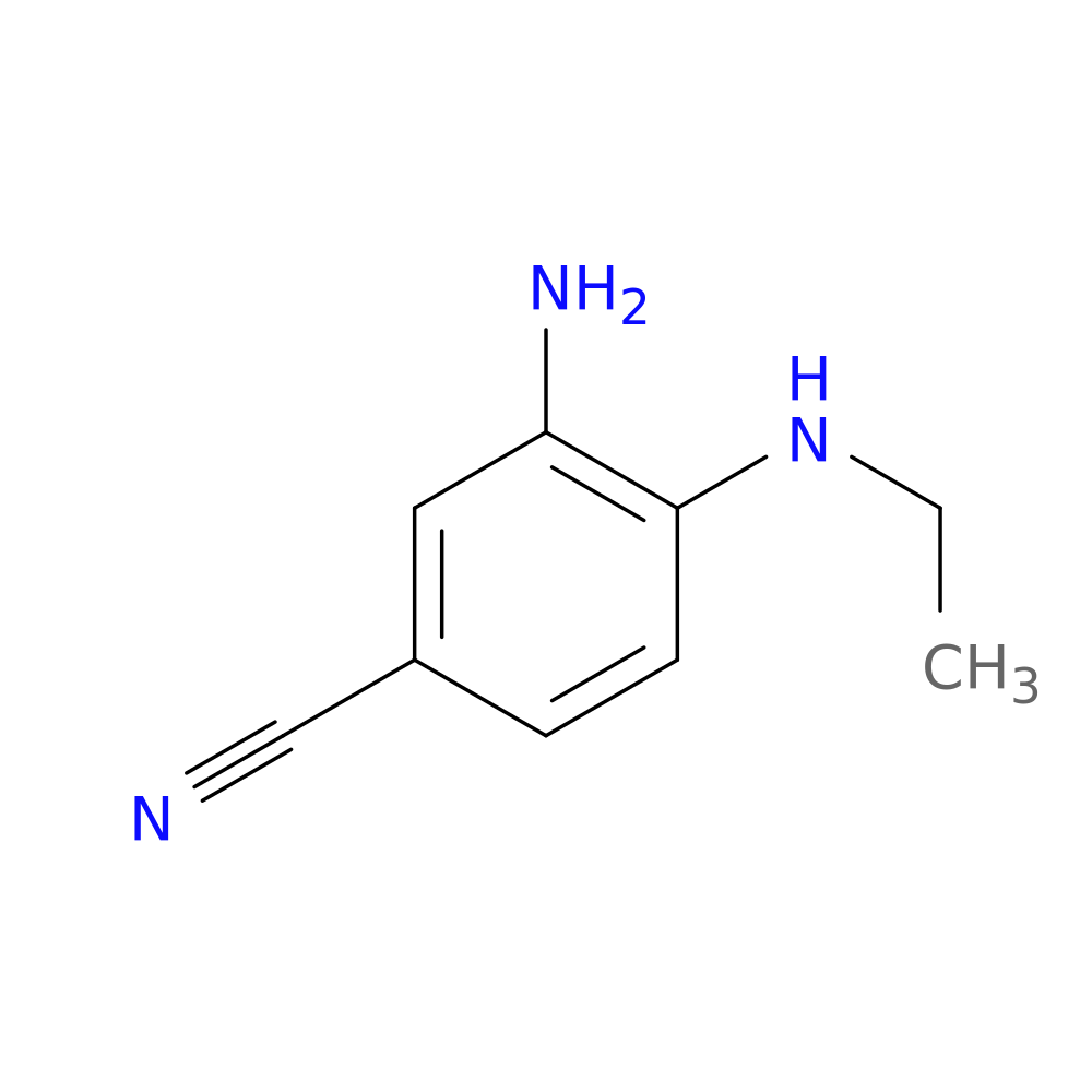3-Amino-4-(ethylamino)benzonitrile