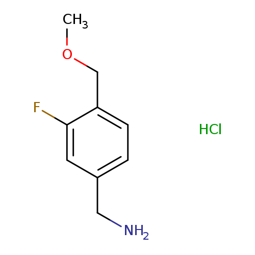 1-[3-FLUORO-4-(METHOXYMETHYL)PHENYL]METHANAMINE HYDROCHLORIDE