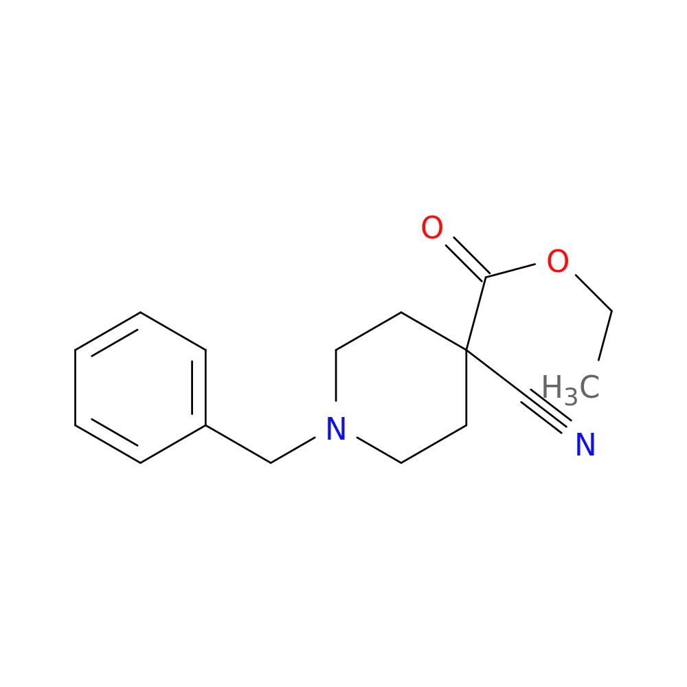 Ethyl 1-benzyl-4-cyanopiperidine-4-carboxylate