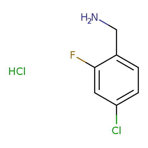 Benzenemethanamine, 4-chloro-2-fluoro-, hydrochloride (1:1)