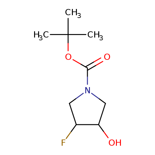 tert-butyl 3-fluoro-4-hydroxypyrrolidine-1-carboxylate
