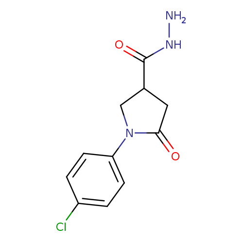 1-(4-Chlorophenyl)-5-oxopyrrolidine-3-carbohydrazide