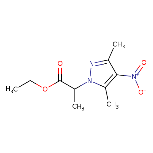 Ethyl 2-(3,5-dimethyl-4-nitro-1h-pyrazol-1-yl)propanoate