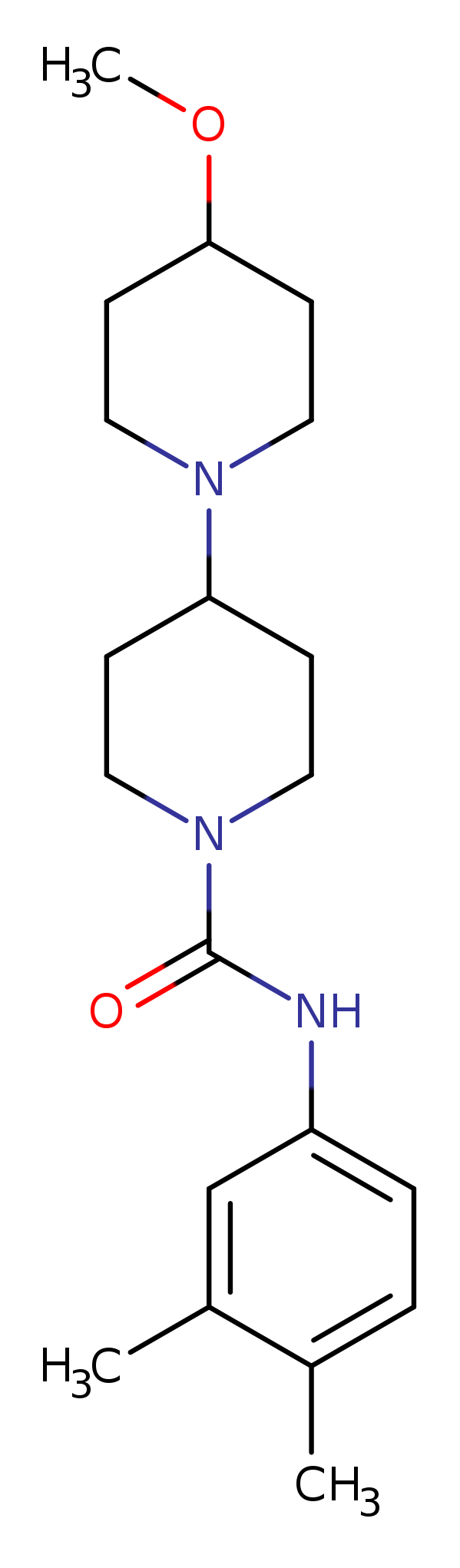 N-(3,4-dimethylphenyl)-4-methoxy-[1,4'-bipiperidine]-1'-carboxamide