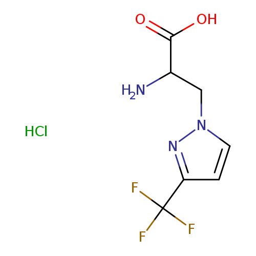 2-amino-3-[3-(trifluoromethyl)-1H-pyrazol-1-yl]propanoic acid hydrochloride