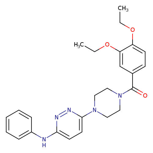 6-[4-(3,4-diethoxybenzoyl)piperazin-1-yl]-N-phenylpyridazin-3-amine
