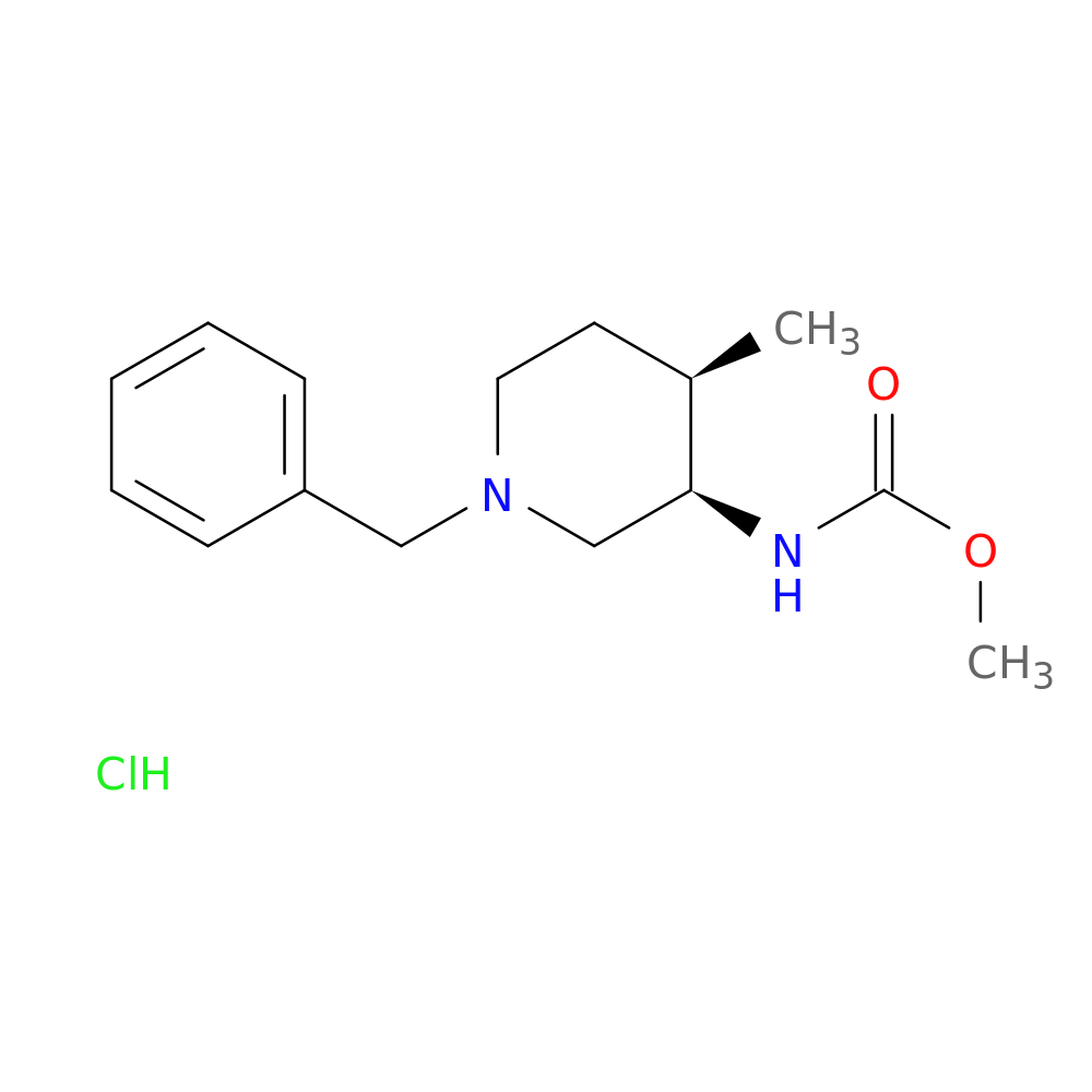 Methyl ((3R,4R)-1-benzyl-4-methylpiperidin-3-yl)carbamate hydrochloride