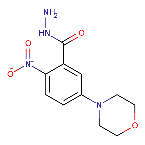 5-Morpholino-2-nitrobenzohydrazide