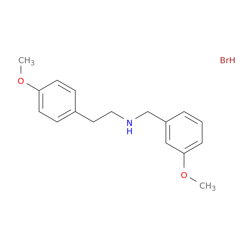 N-(3-methoxybenzyl)-2-(4-methoxyphenyl)ethanamine hydrobromide
