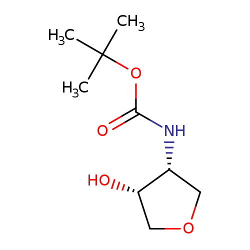 CARBAMIC ACID, N-[(3R,4R)-TETRAHYDRO-4-HYDROXY-3-FURANYL]-, 1,1-DIMETHYLETHYL ESTER, REL-