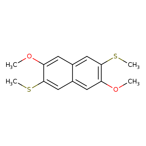 Naphthalene, 2,6-dimethoxy-3,7-bis(methylthio)-