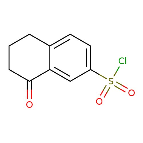 8-Oxo-5,6,7,8-tetrahydronaphthalene-2-sulfonyl chloride