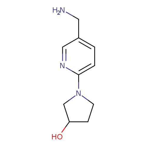 1-(5-(Aminomethyl)pyridin-2-yl)pyrrolidin-3-ol