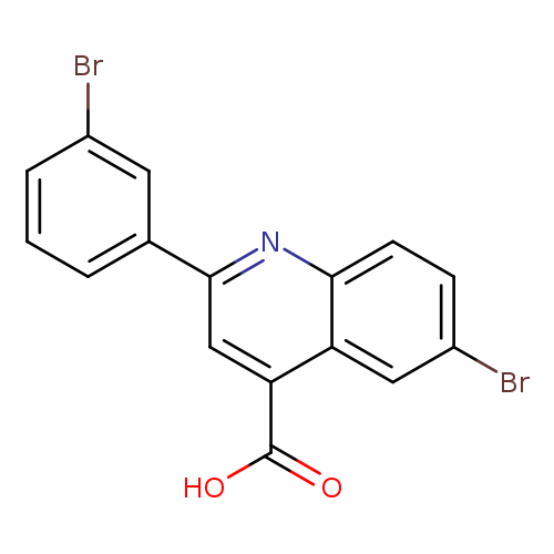 6-Bromo-2-(3-bromophenyl)quinoline-4-carboxylic acid