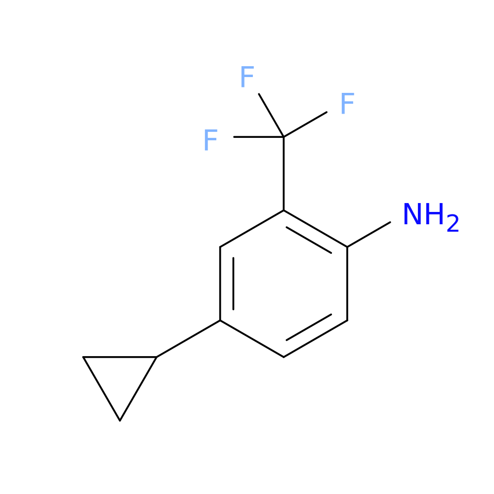 4-Cyclopropyl-2-(trifluoromethyl)aniline