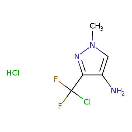 3-(chlorodifluoromethyl)-1-methyl-1H-pyrazol-4-amine hydrochloride