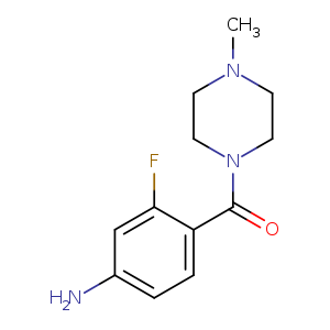 3-fluoro-4-(4-methylpiperazine-1-carbonyl)aniline