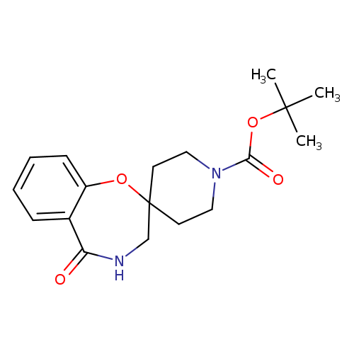 tert-butyl 5-oxo-4,5-dihydro-3H-spiro[1,4-benzoxazepine-2,4'-piperidine]-1'-carboxylate