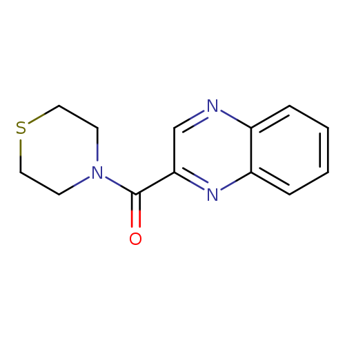 2-(thiomorpholine-4-carbonyl)quinoxaline