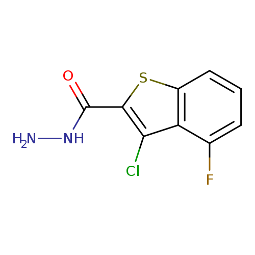 3-Chloro-4-fluoro-1-benzothiophene-2-carbohydrazide