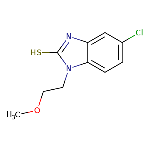 5-Chloro-1-(2-methoxyethyl)-1H-benzo[d]imidazole-2-thiol