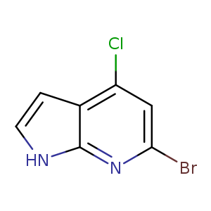 6-Bromo-4-chloro-1h-pyrrolo[2,3-b]pyridine