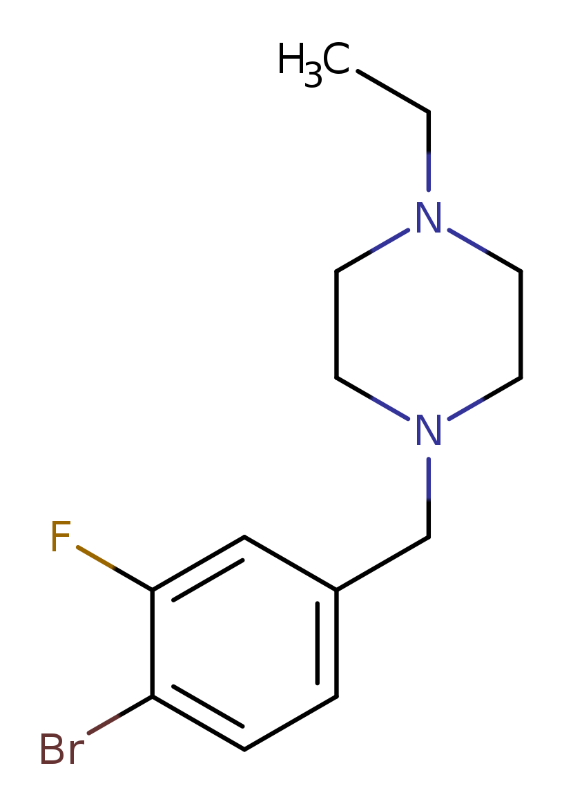 1-(4-broMo-3-fluorobenzyl)-4-ethylpiperazine
