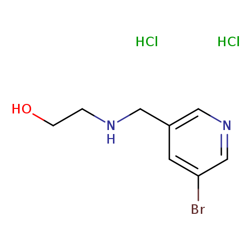2-{[(5-bromopyridin-3-yl)methyl]amino}ethan-1-ol dihydrochloride
