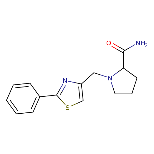 1-[(2-phenyl-1,3-thiazol-4-yl)methyl]pyrrolidine-2-carboxamide
