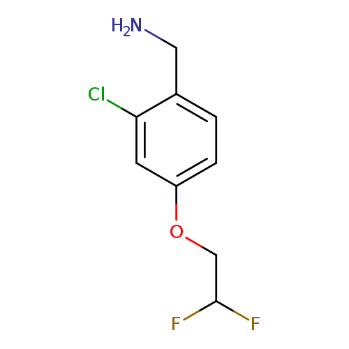 [2-Chloro-4-(2,2-difluoroethoxy)phenyl]methanamine