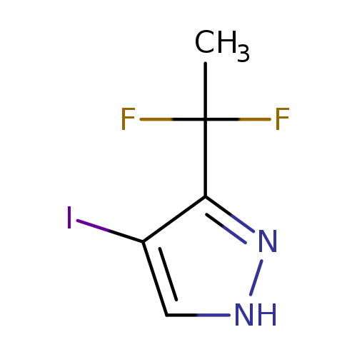 3-(1,1-difluoroethyl)-4-iodo-1H-pyrazole