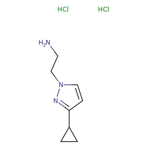 2-(3-Cyclopropyl-1h-pyrazol-1-yl)ethan-1-amine dihydrochloride