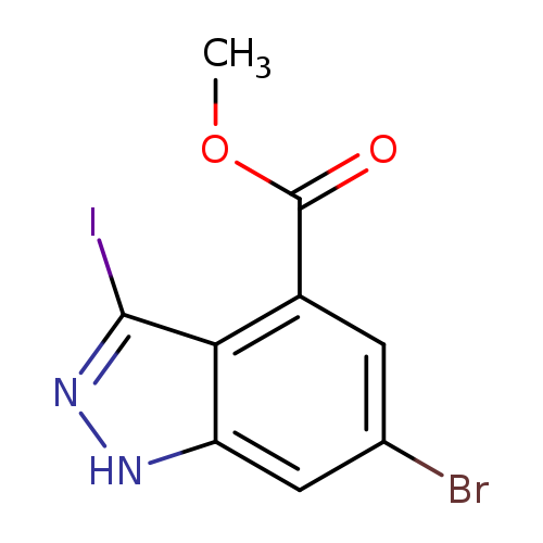 6-Bromo-3-iodo-4-(1h)indazole methyl carboxylate