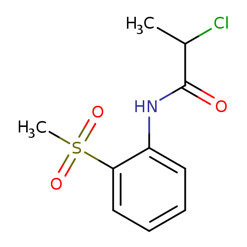 2-chloro-N-(2-methanesulfonylphenyl)propanamide