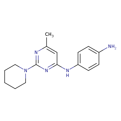 N1-[6-methyl-2-(piperidin-1-yl)pyrimidin-4-yl]benzene-1,4-diamine