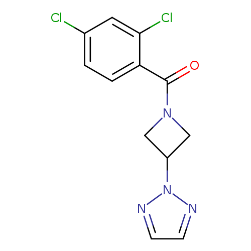 2-[1-(2,4-dichlorobenzoyl)azetidin-3-yl]-2H-1,2,3-triazole