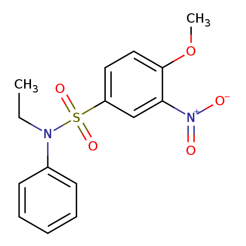 N-ethyl-4-methoxy-3-nitro-N-phenylbenzene-1-sulfonamide