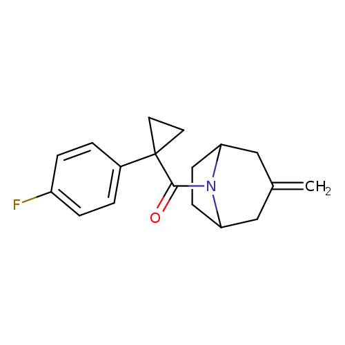 8-[1-(4-fluorophenyl)cyclopropanecarbonyl]-3-methylidene-8-azabicyclo[3.2.1]octane