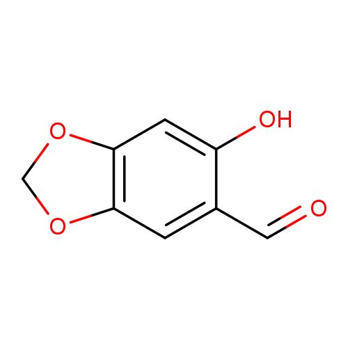 1,3-Benzodioxole-5-carboxaldehyde, 6-hydroxy-