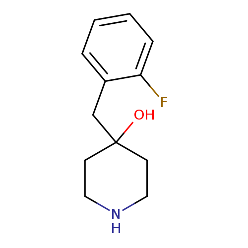4-[(2-Fluorophenyl)methyl]piperidin-4-ol