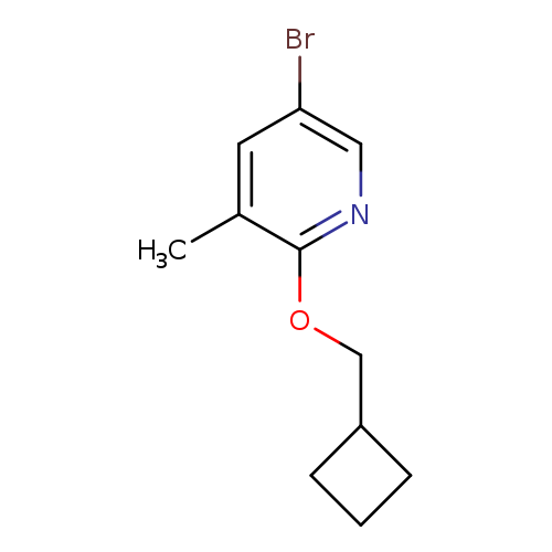 5-Bromo-2-(cyclobutylmethoxy)-3-methylpyridine