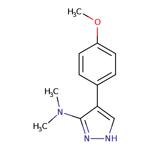 4-(4-methoxyphenyl)-N,N-dimethyl-1H-pyrazol-3-amine