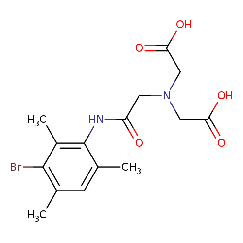 (3-Bromo-2,4,6-trimethylphenylcarbamoyl)methyliminodiacetic acid