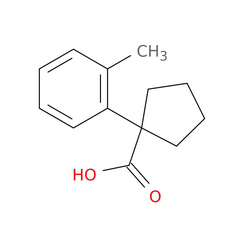 1-(2-Methylphenyl)cyclopentane-1-carboxylic acid